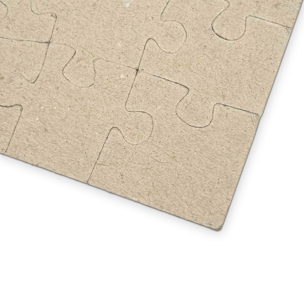 Back of 252 piece puzzle board